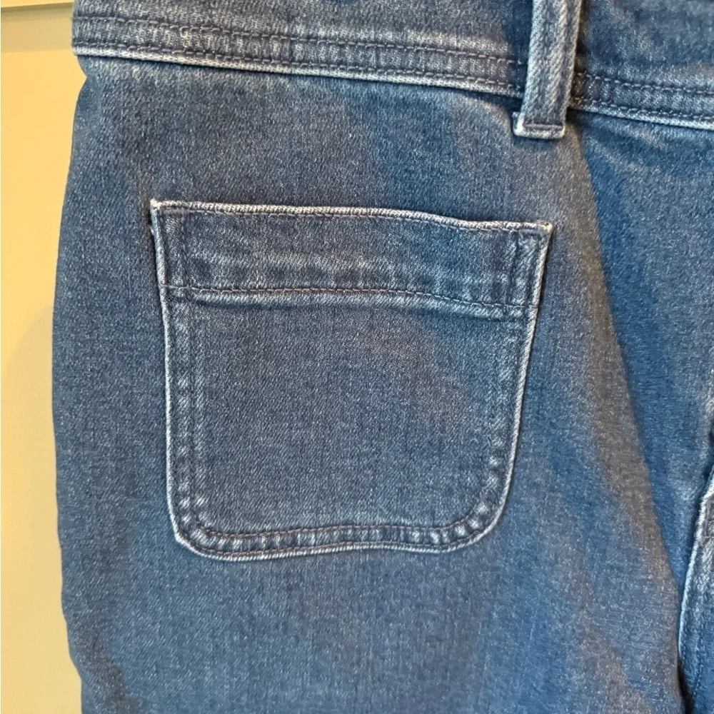 NWT Talbots Patch Pocket Blue Denim Shorts SZ 10; Purchased May 2025